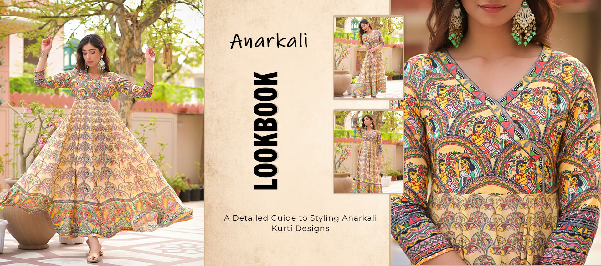 Anarkali Lookbook: A Detailed Guide to Styling Anarkali Kurti Designs