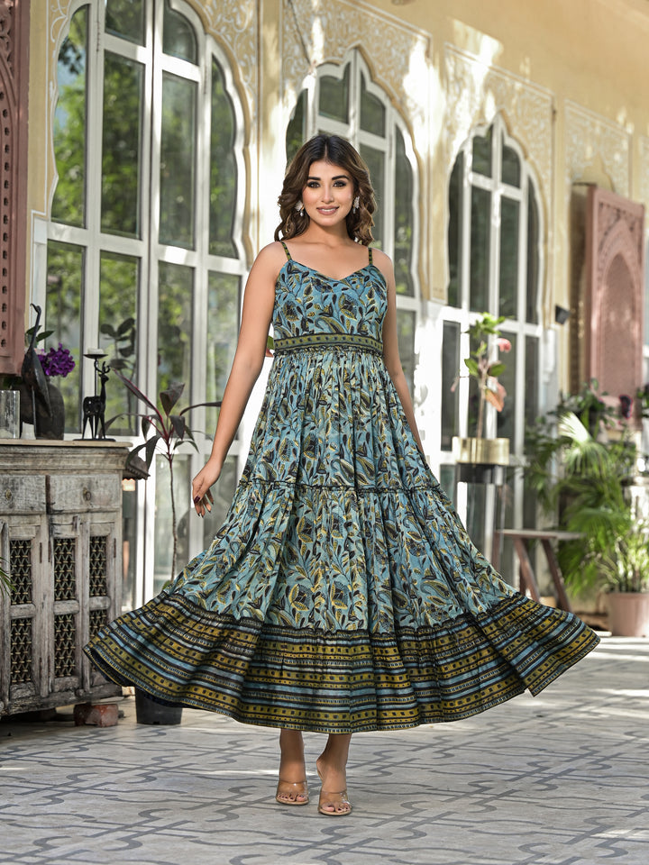 Matti - Strap Tier Dress (Indigo)