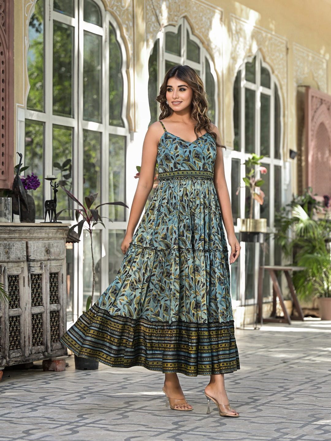 Matti - Strap Tier Dress (Indigo)
