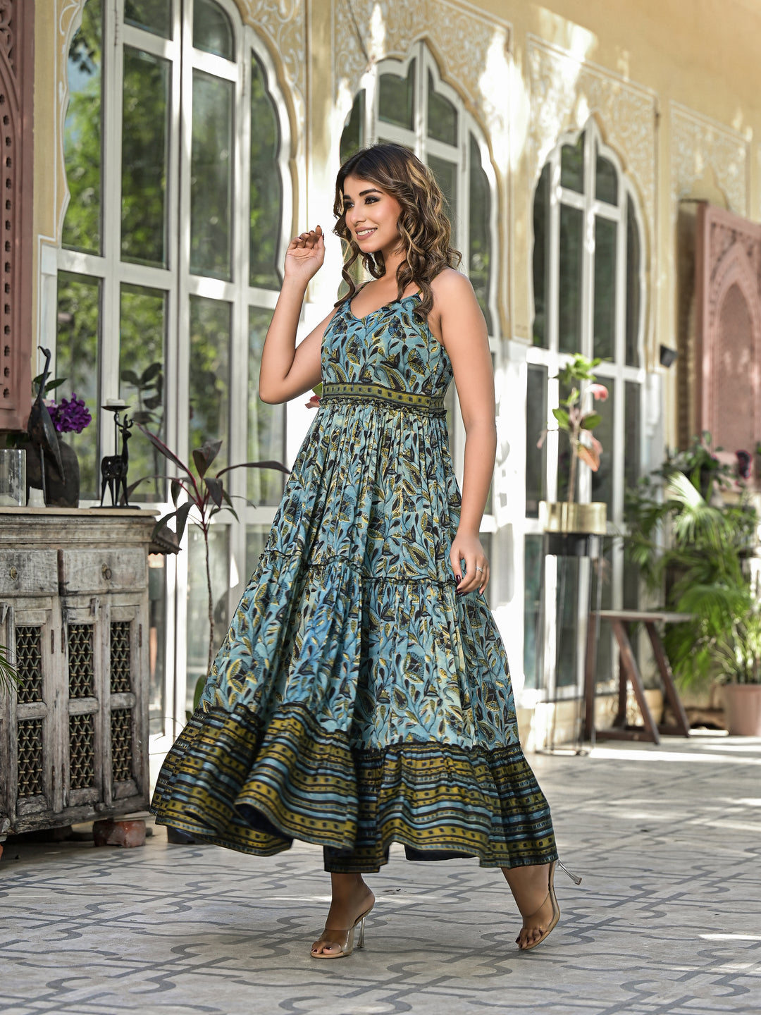 Matti - Strap Tier Dress (Indigo)