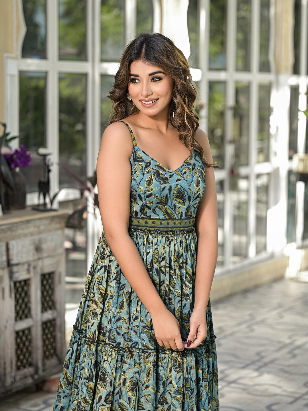 Matti - Strap Tier Dress (Indigo)