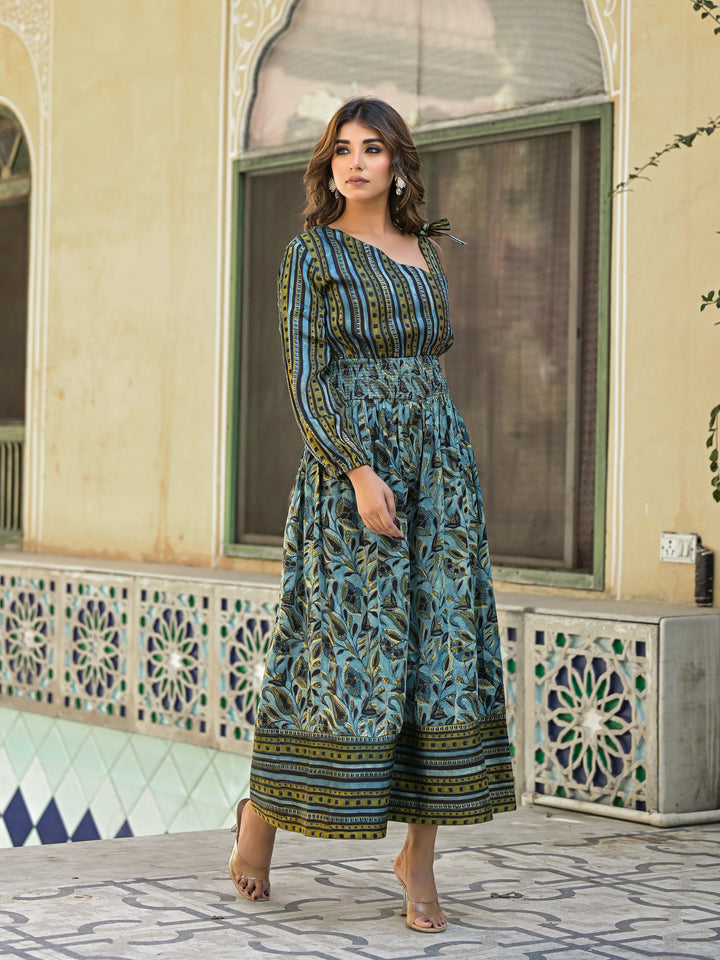 Rubia - Asymmetric Jumpsuit (Camouflage)