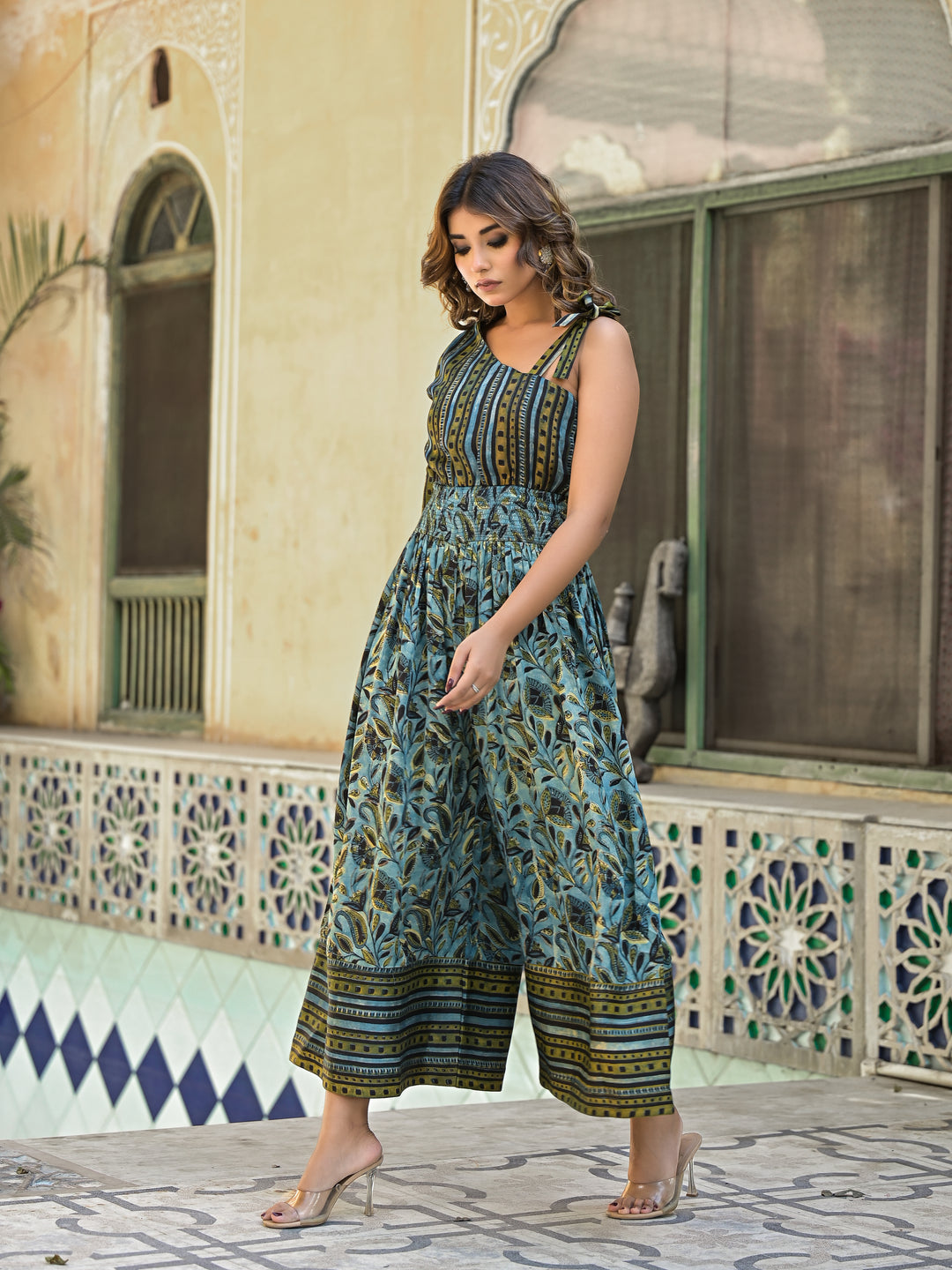 Rubia - Asymmetric Jumpsuit (Camouflage)