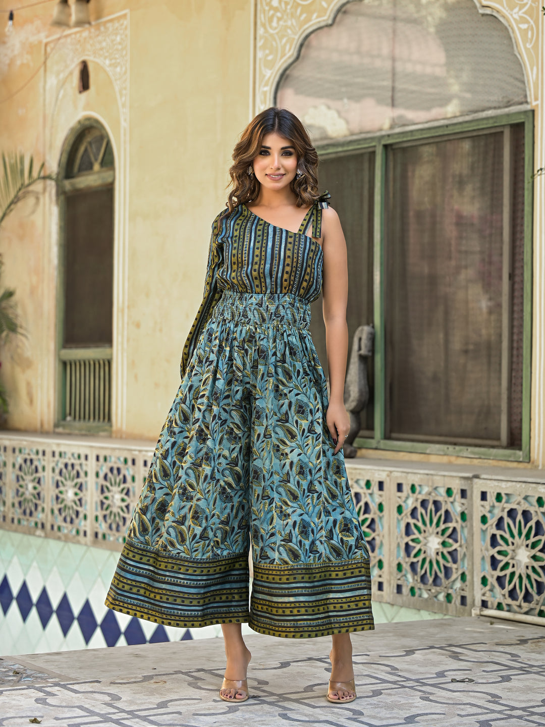 Rubia Asymmetric Jumpsuit (Camouflage) – RusticWeave