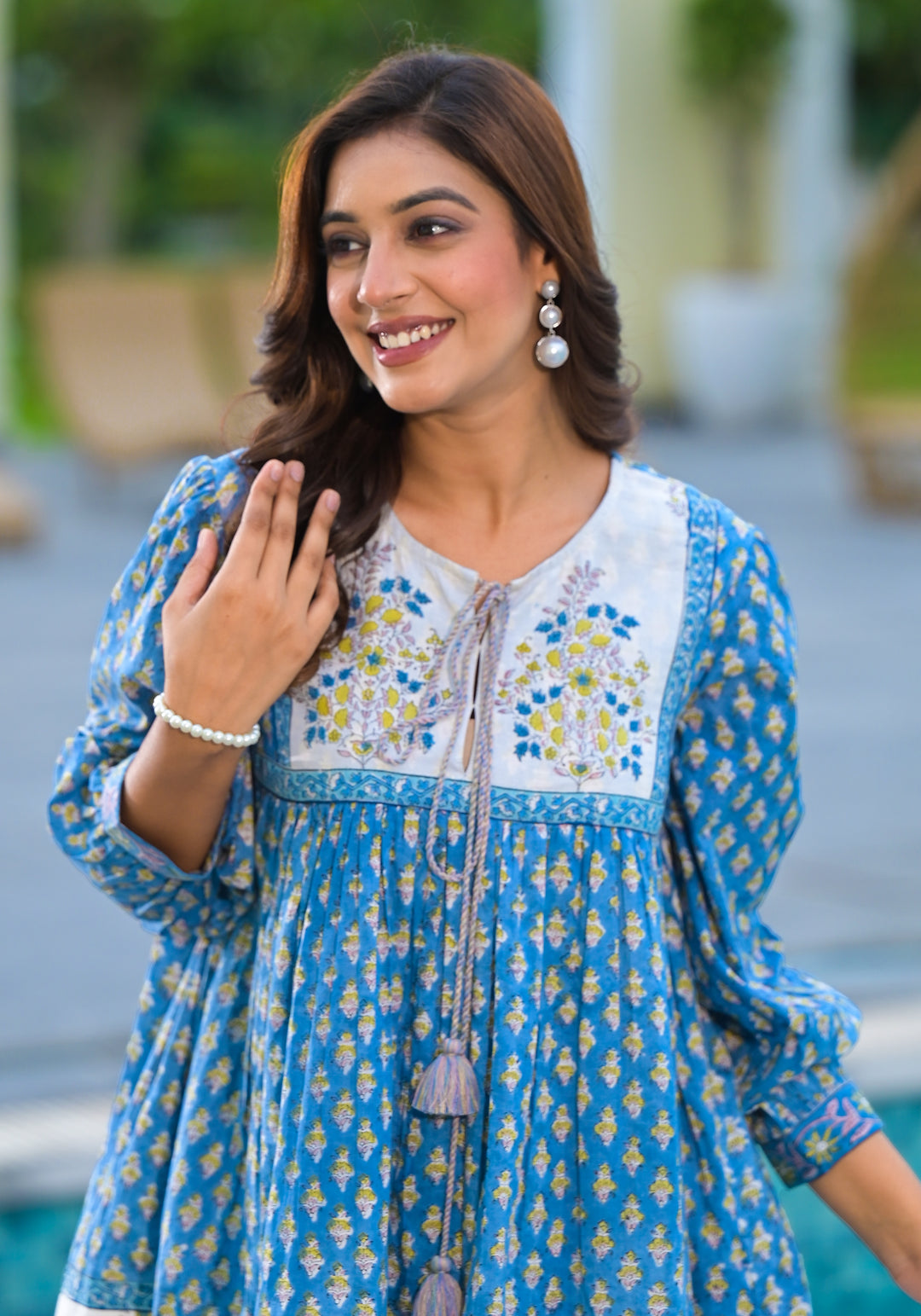 RUHANI - TUNIC (COBALT BLUE)