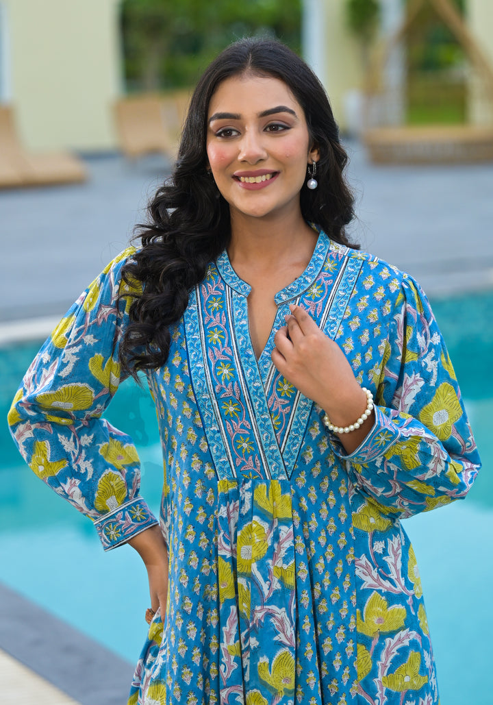PHOOL - GATHERED PANEL DRESS