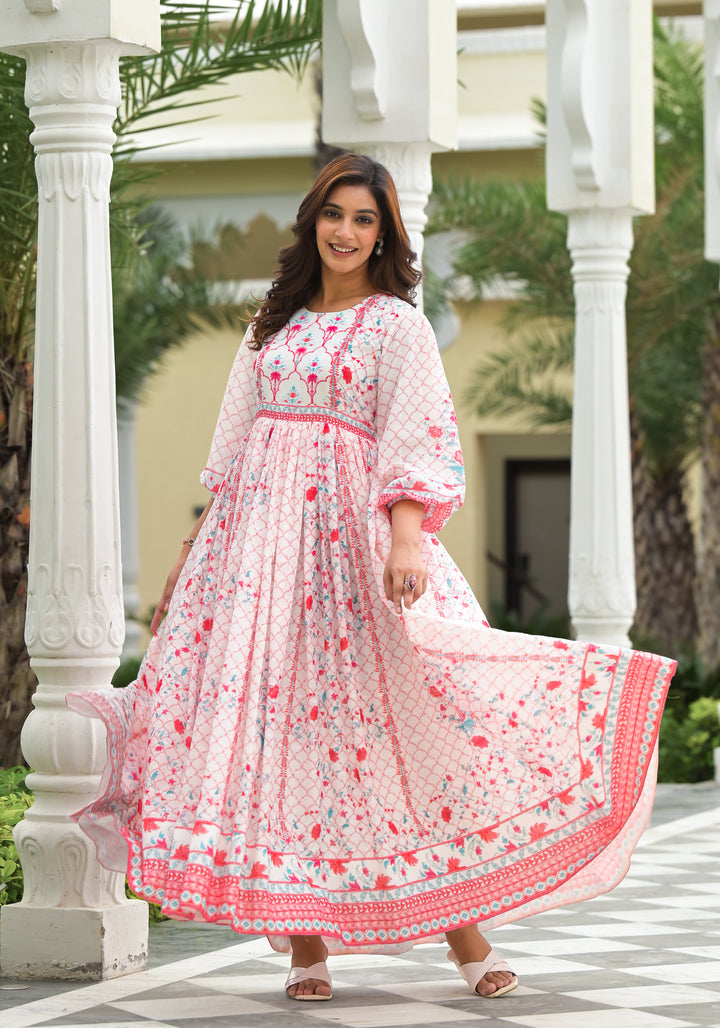 BAGEECHA - GATHERED DRESS