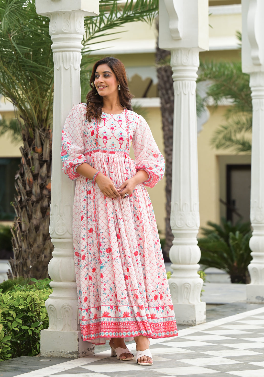 BAGEECHA - GATHERED DRESS