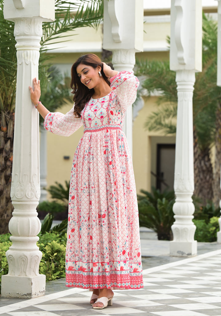 BAGEECHA - GATHERED DRESS