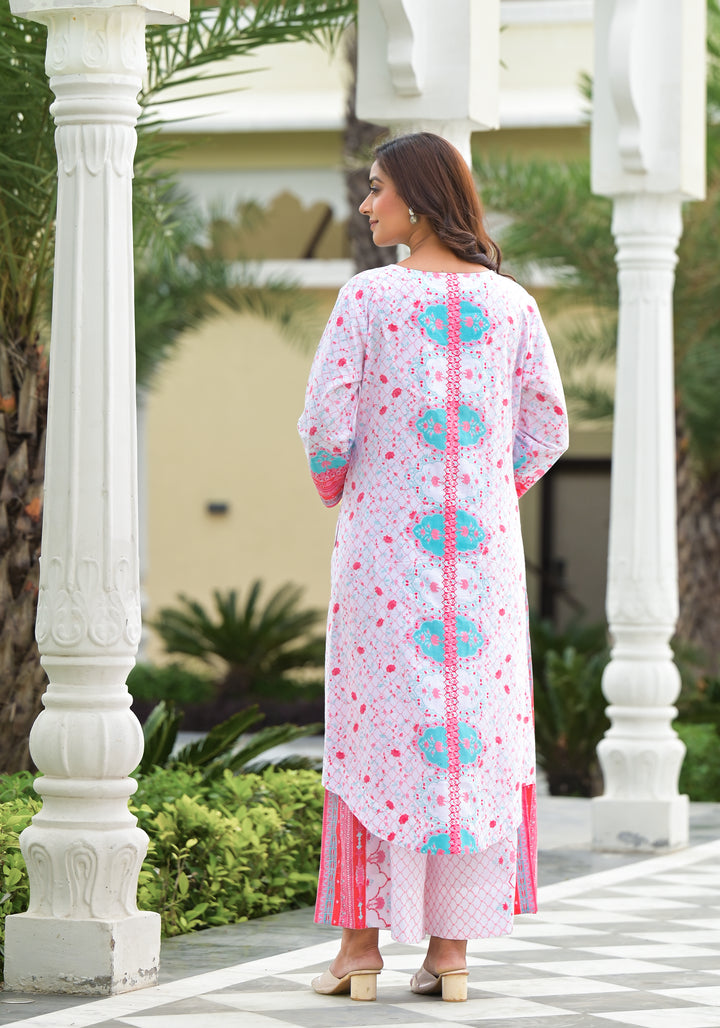 GUL - APPLE HEM KURTA AND PALAZZO
