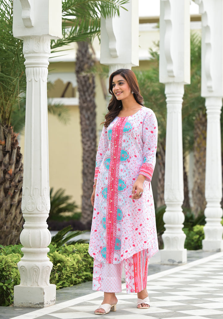GUL - APPLE HEM KURTA AND PALAZZO