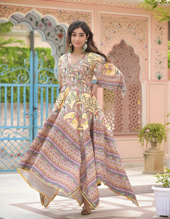 KOHBAR- HANDKERCHIEF DRESS