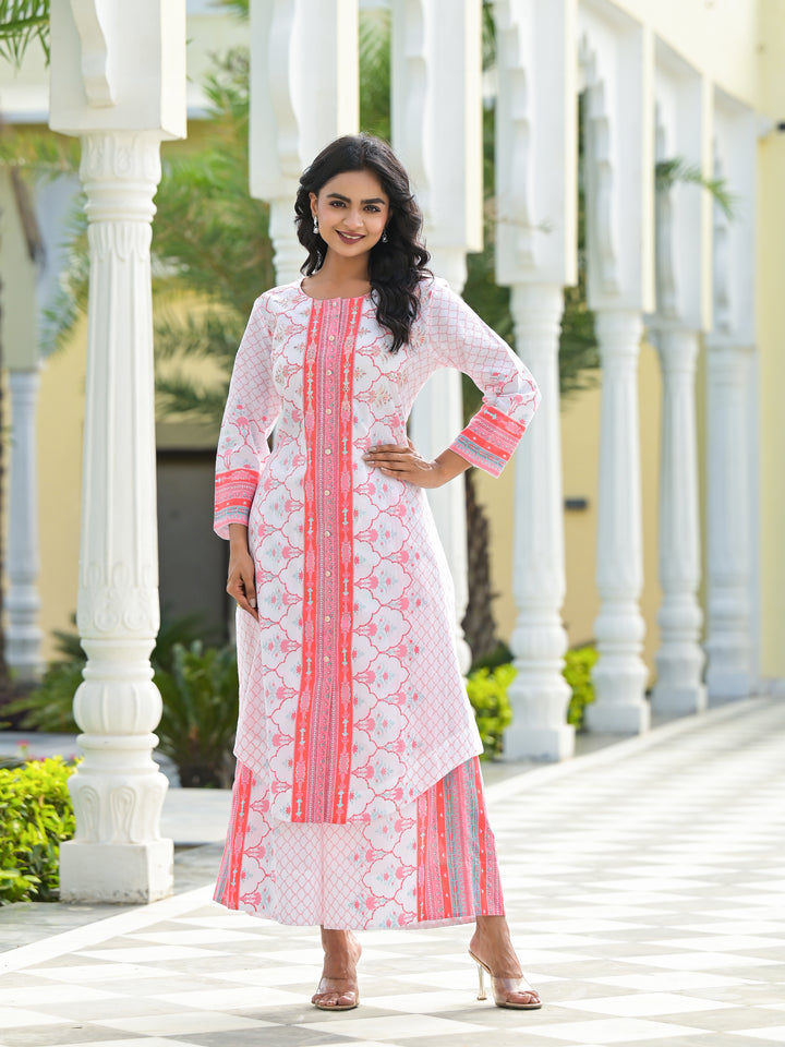 BULBUL - APPLE CUT KURTA AND PALAZZO