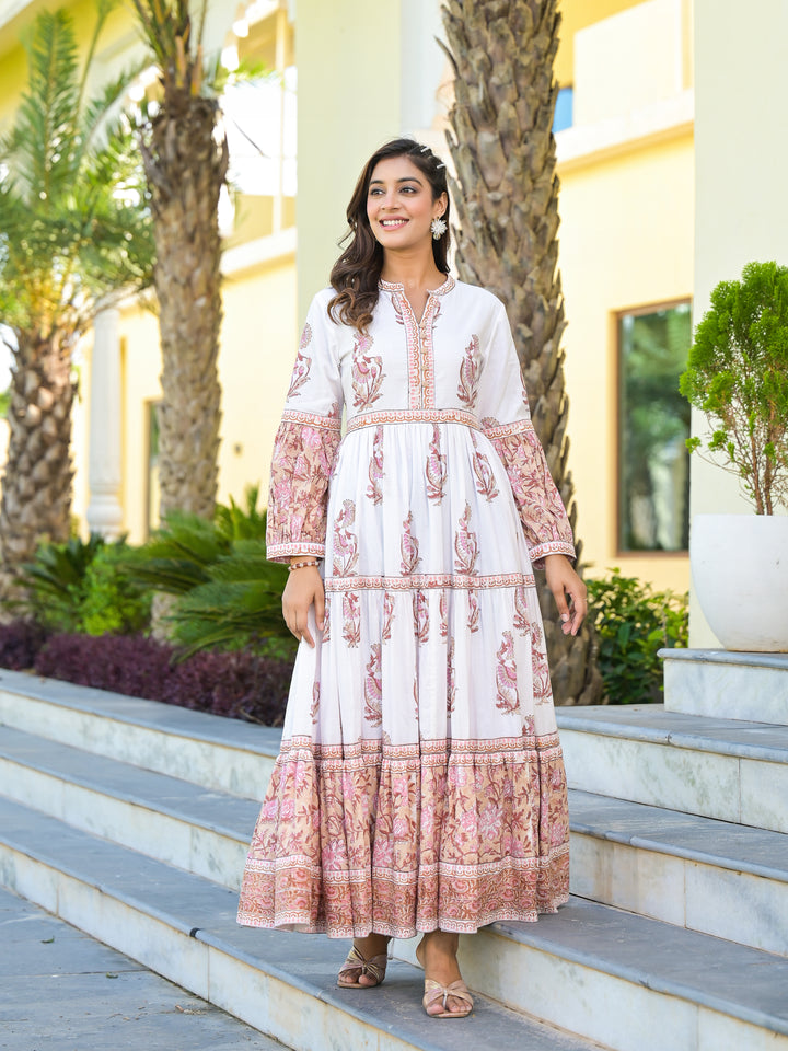 Gul - Tiered Dress (Desert Sand)