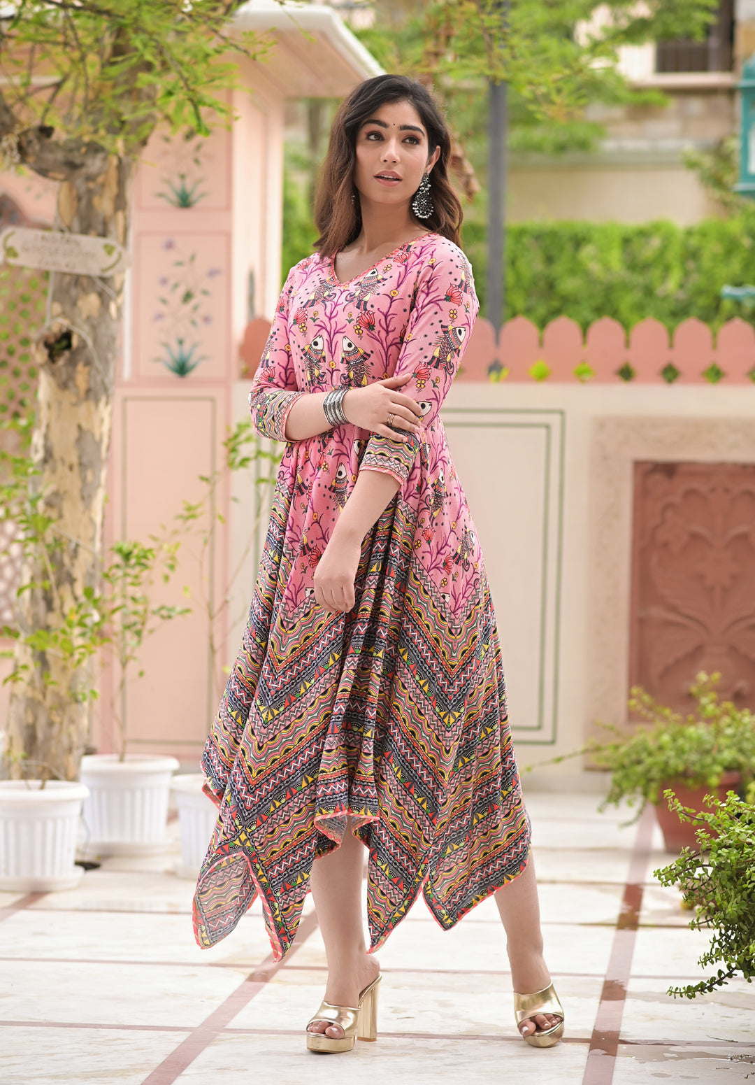 MINA- HANDKERCHIEF DRESS