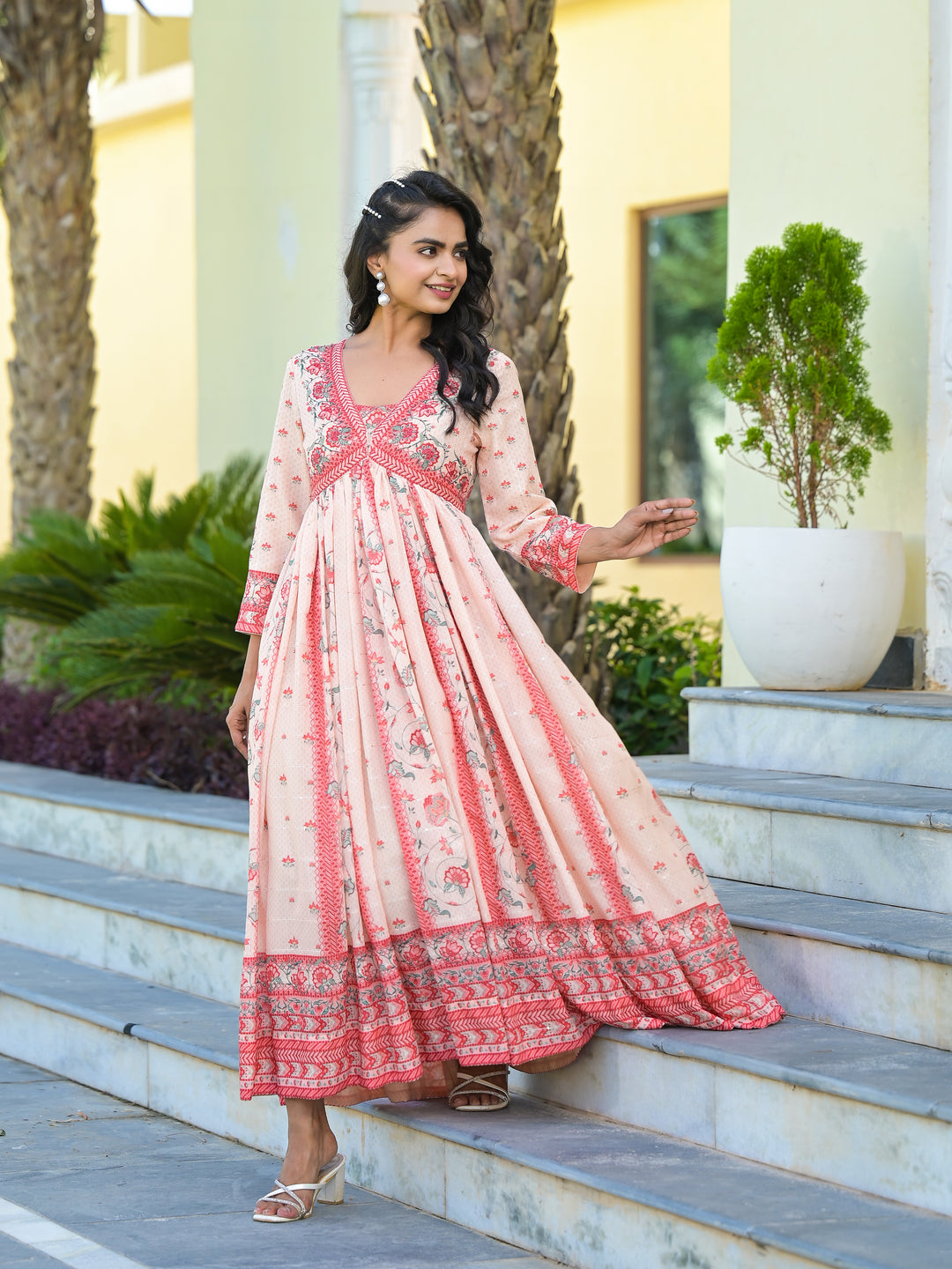 Surkh - Alia Cut Dress RusticWeave Surkh - Alia Cut Dress RusticWeave
