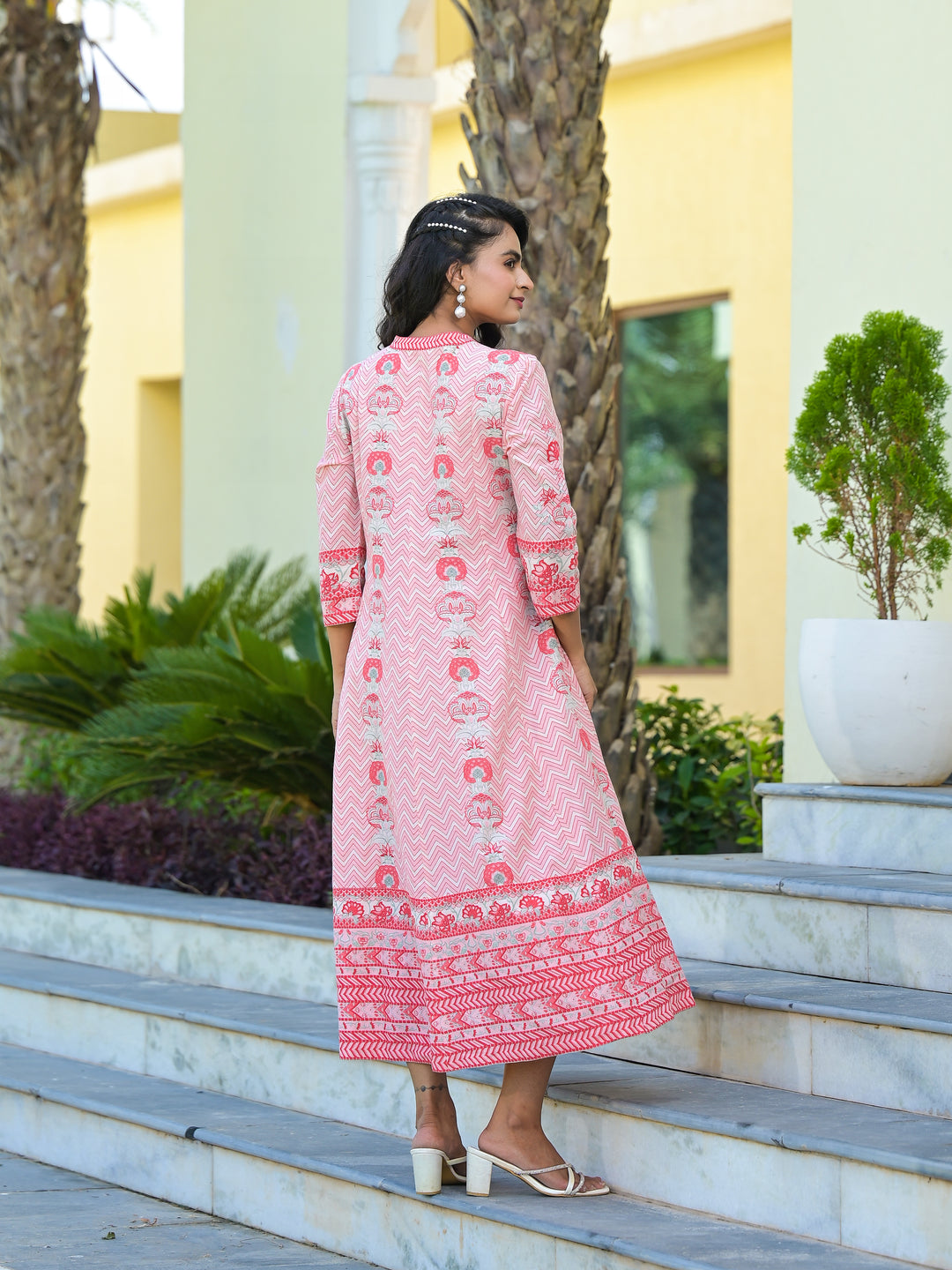 UNAZA - GATHERED DRESS