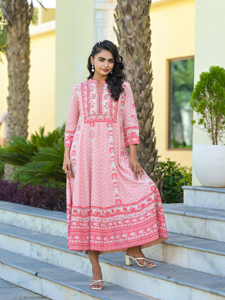 UNAZA - GATHERED DRESS