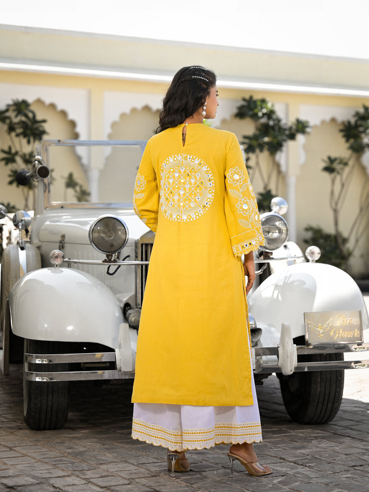LALITI - STRAIGHT KURTA AND PALAZZO