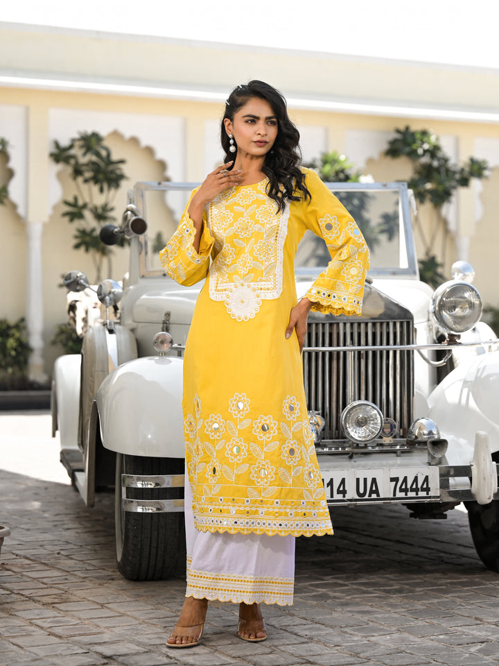 LALITI - STRAIGHT KURTA AND PALAZZO