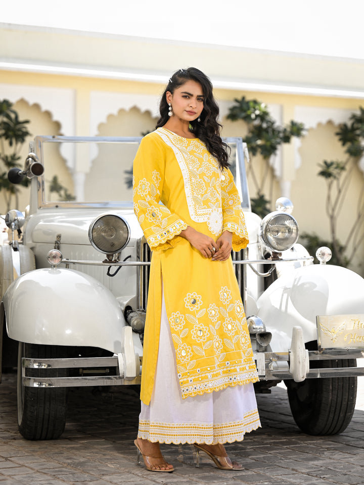 LALITI - STRAIGHT KURTA AND PALAZZO