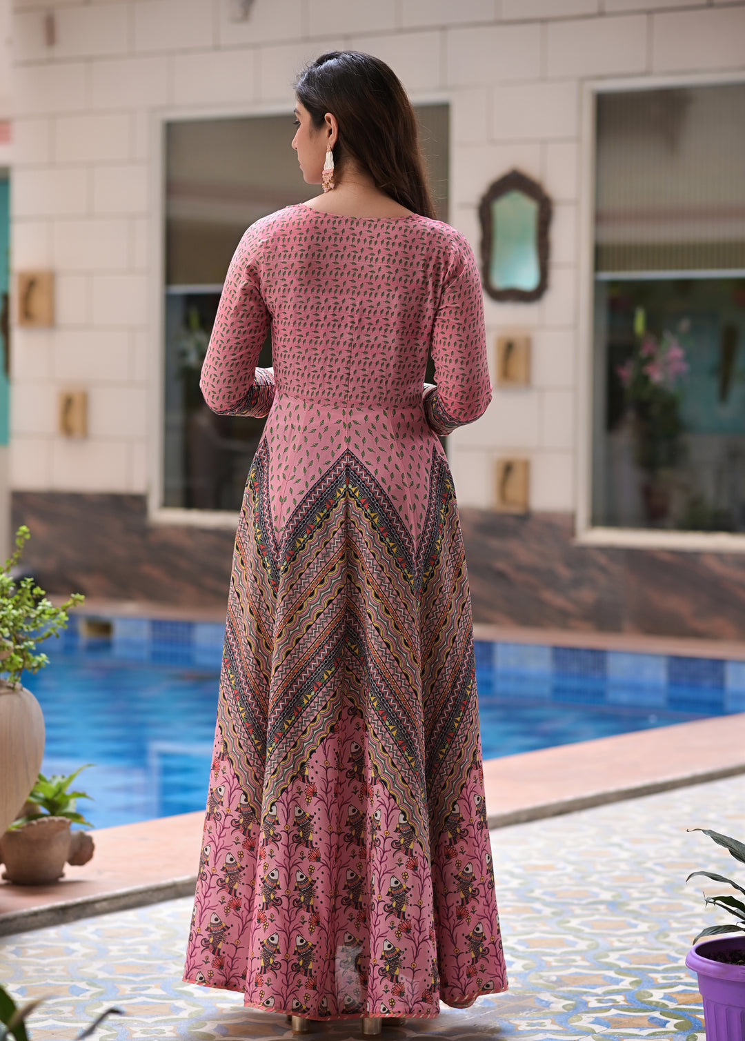 MIZRA- ANARKALI KURTA