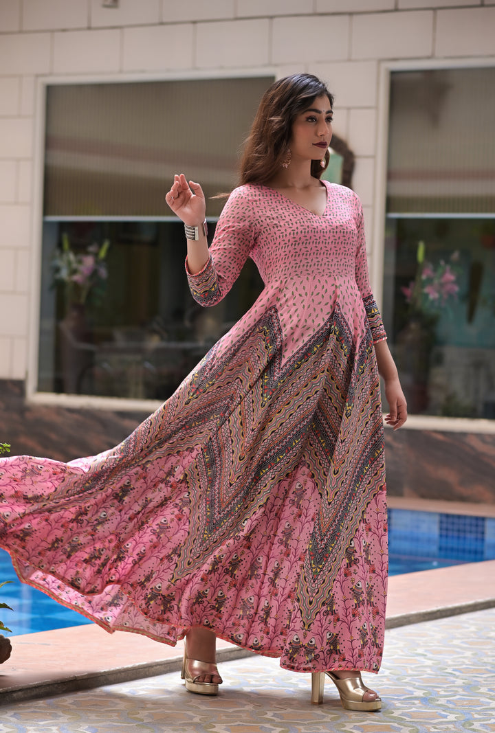 MIZRA- ANARKALI KURTA