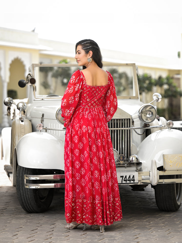 Koyal - Dress (Red)