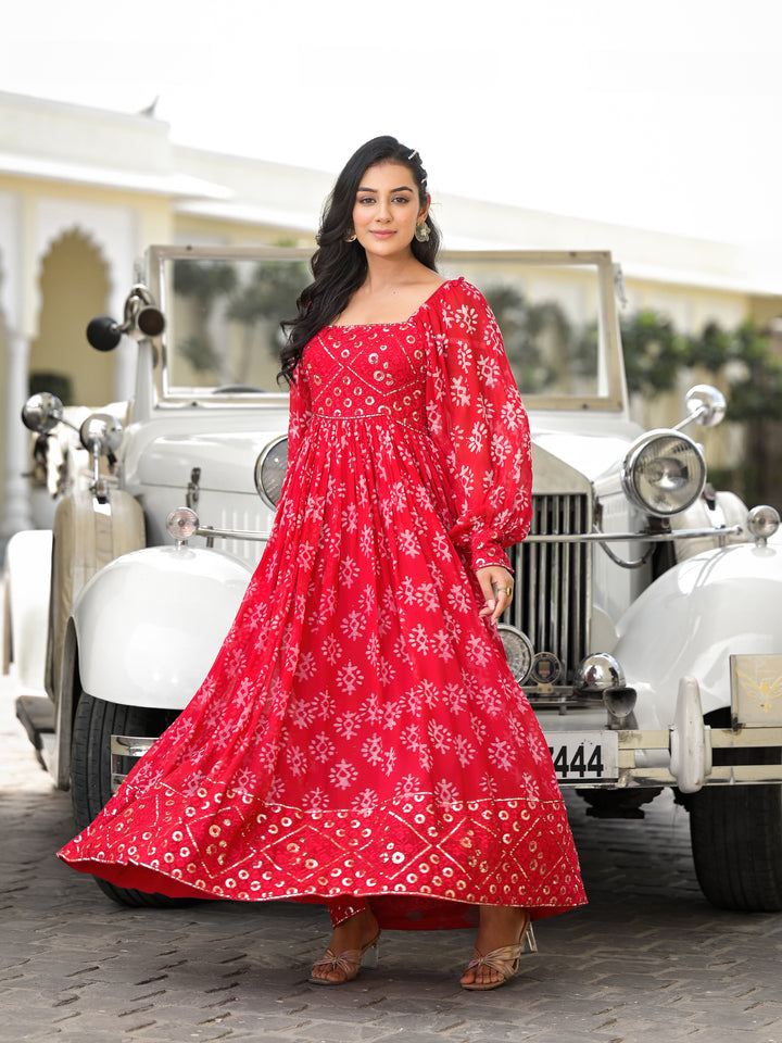 Koyal - Dress (Red)