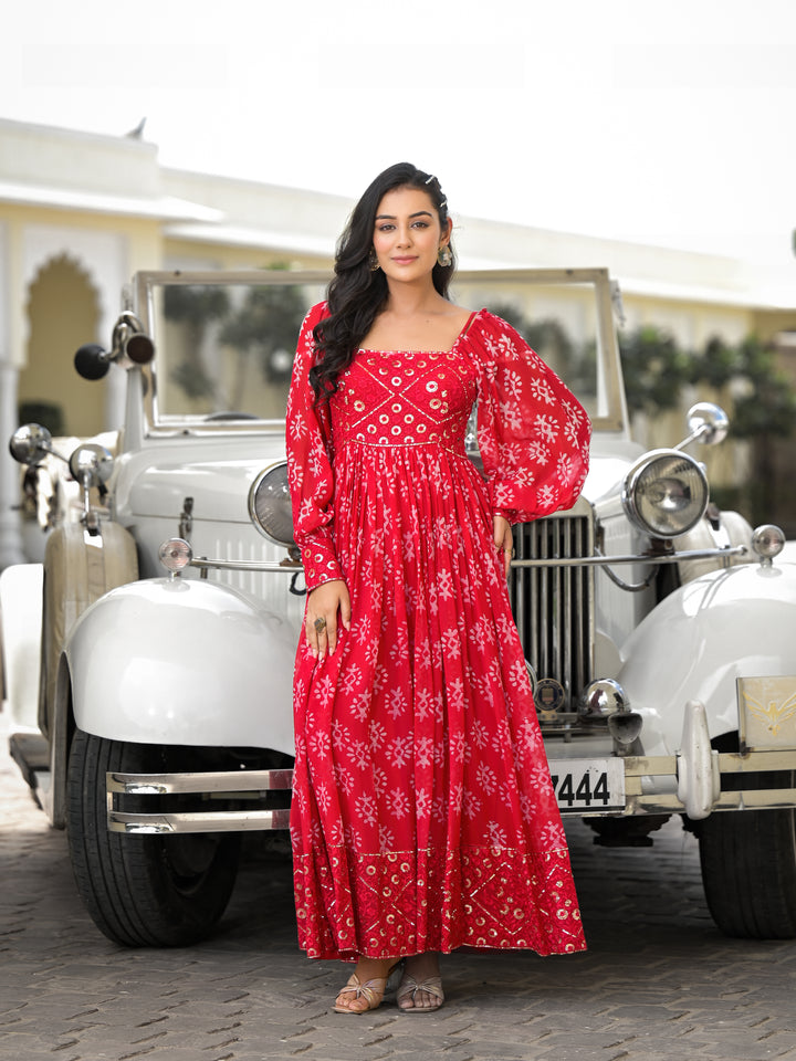 Koyal - Dress (Red)