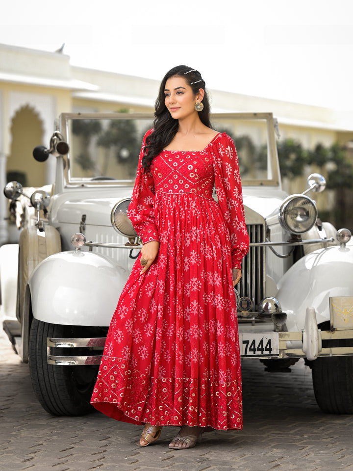 Koyal - Dress (Red)