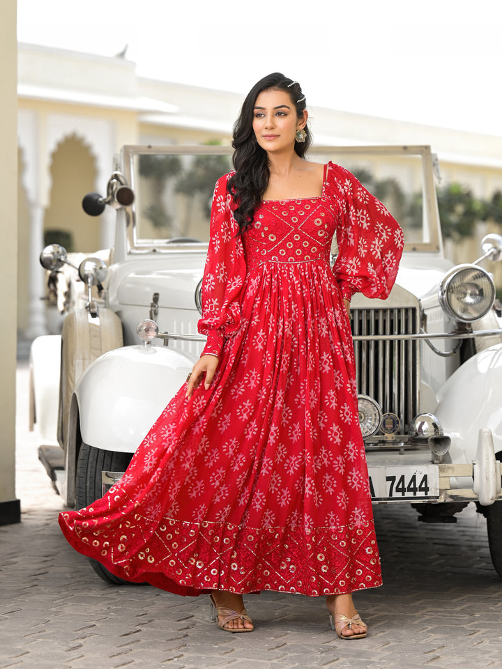 Koyal - Dress (Red)