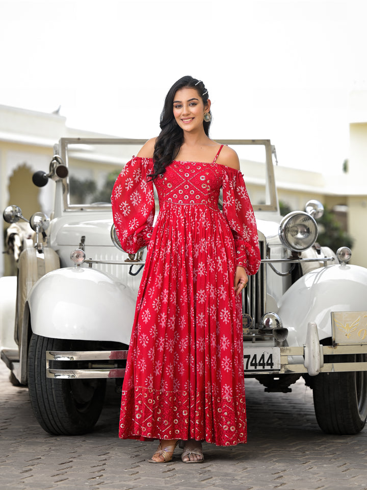 Koyal - Dress (Red)