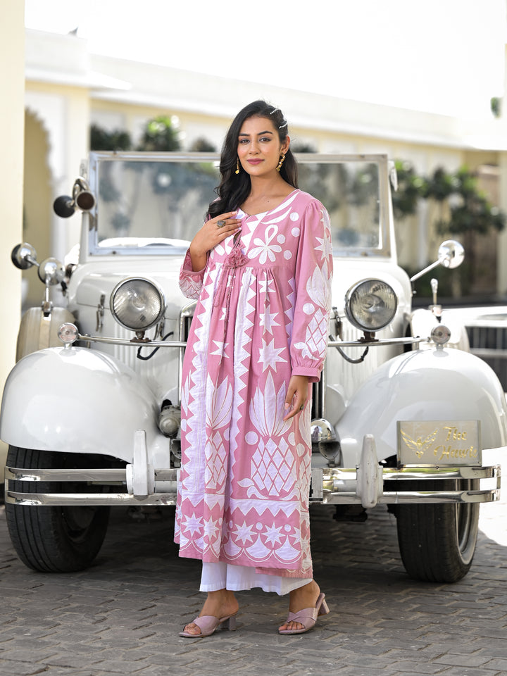 PALOMA - KURTA AND PALAZZO (LAVENDER)