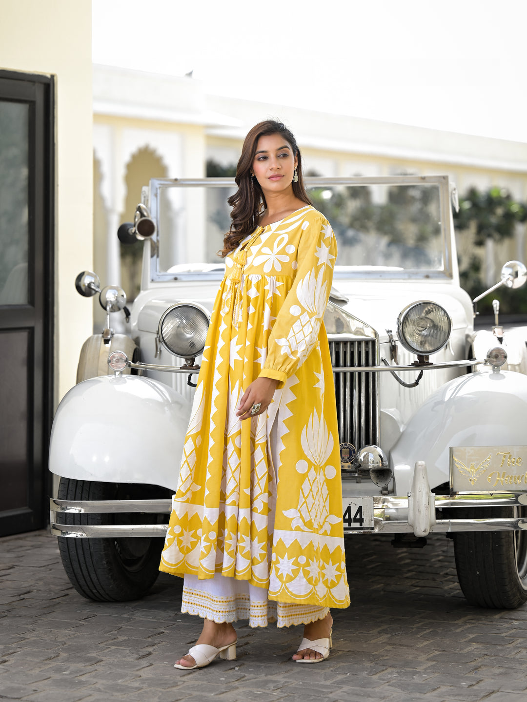 PALOMA - KURTA AND PALAZZO (MUSTARD)