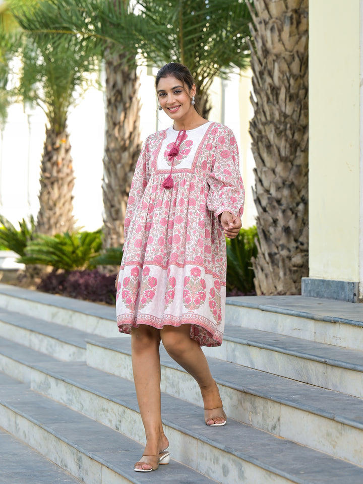 RUHANI - TUNIC (BLUSH WHITE)