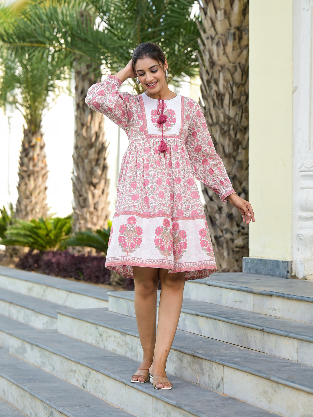 RUHANI - TUNIC (BLUSH WHITE)