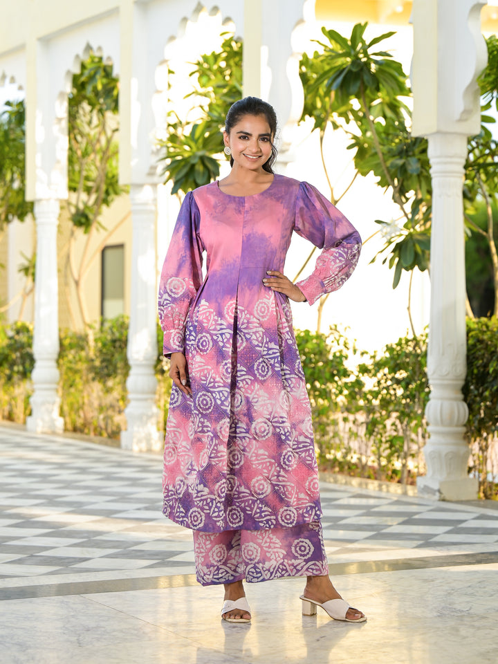 Vivaana - Front Pleat Kurta & Palazzo