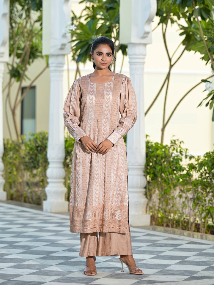 AKHROT - KURTA AND PALAZZO WITH DUPATTA