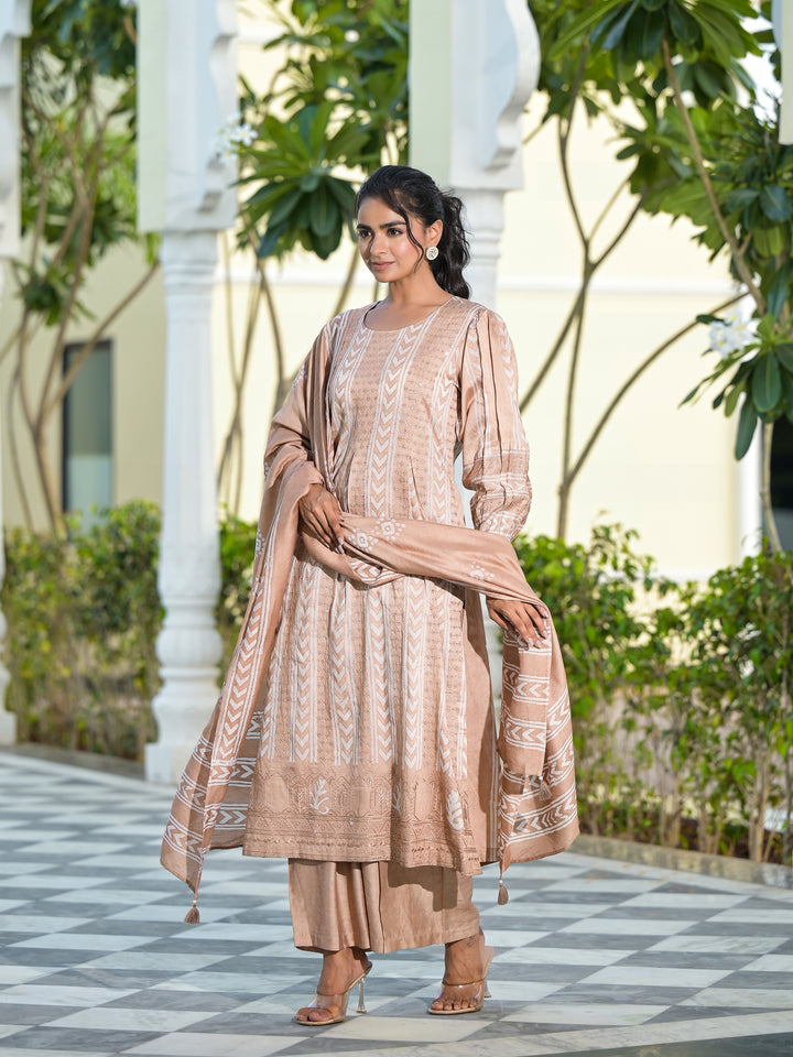 AKHROT - KURTA AND PALAZZO WITH DUPATTA