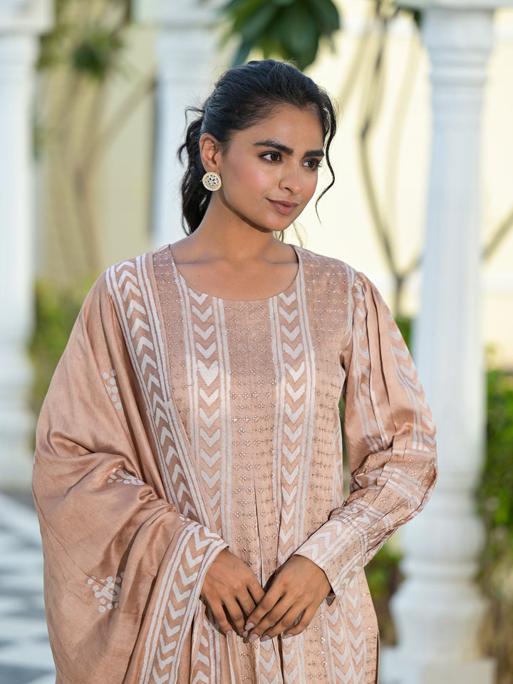 AKHROT - KURTA AND PALAZZO WITH DUPATTA