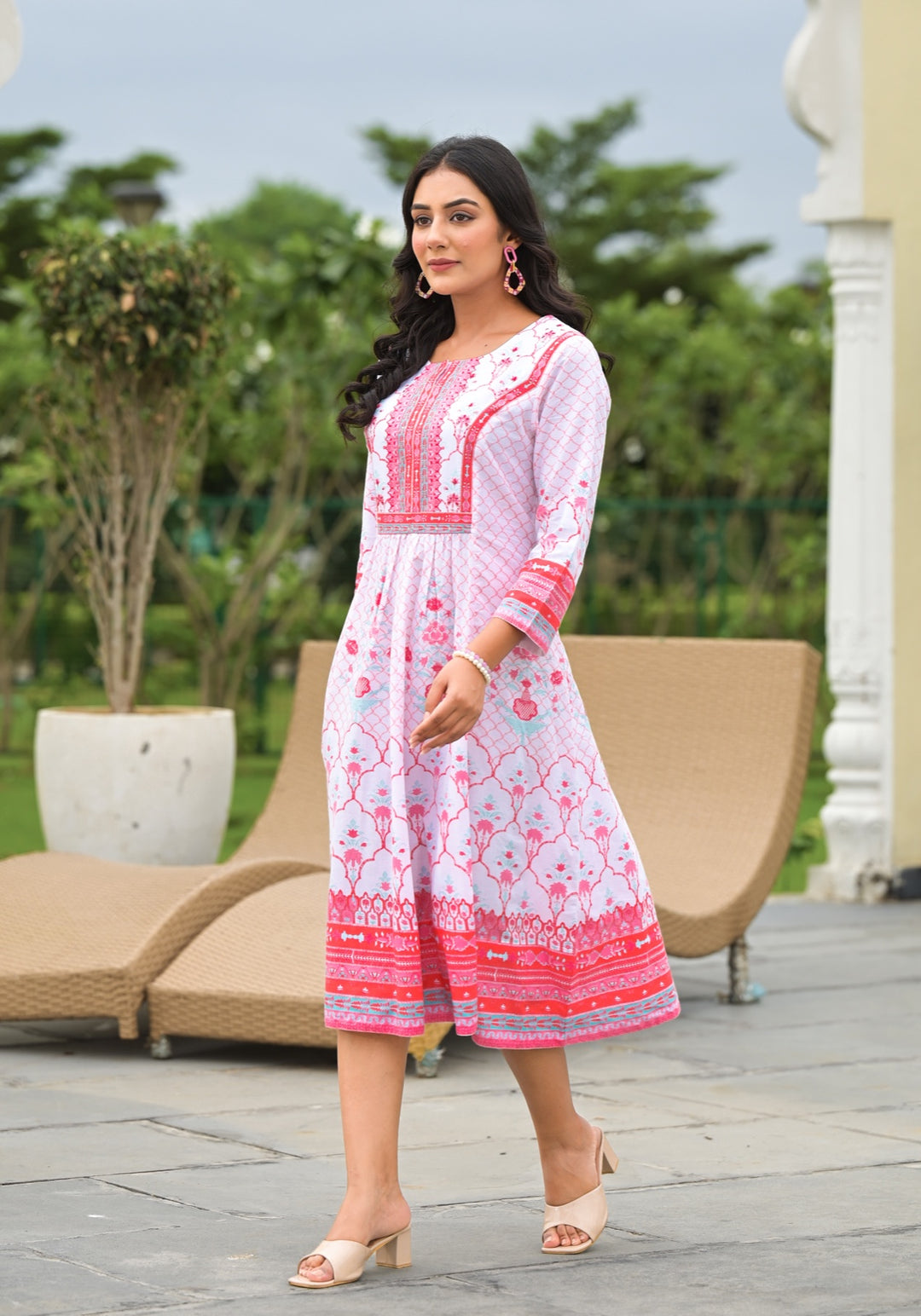 Sarang - Princess Cut Dress RusticWeave Sarang - Princess Cut Dress RusticWeave