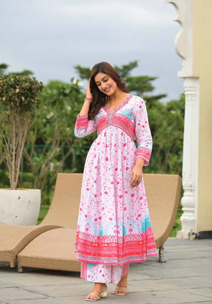 MIRZA - ALIA CUT KURTA AND PALAZZO