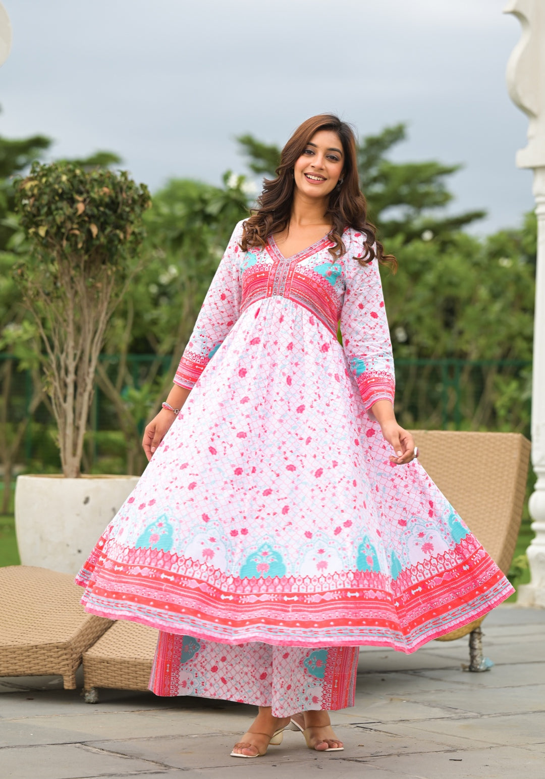 MIRZA - ALIA CUT KURTA AND PALAZZO