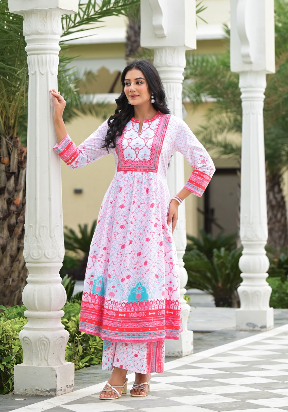 SANGRIA - ALIA CUT KURTA AND PALAZZO