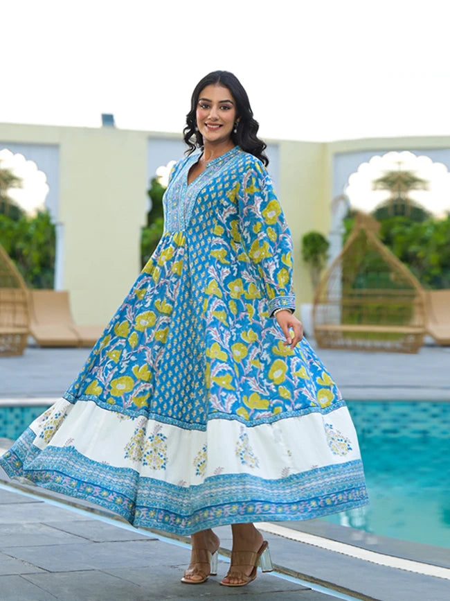 PHOOL - GATHERED PANEL DRESS