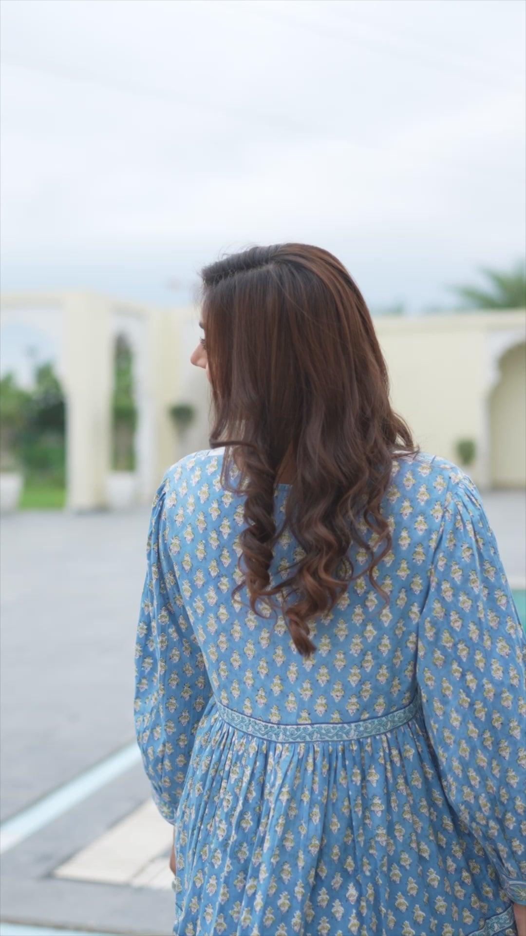 Gul - Tiered Dress (Cobalt Blue)
