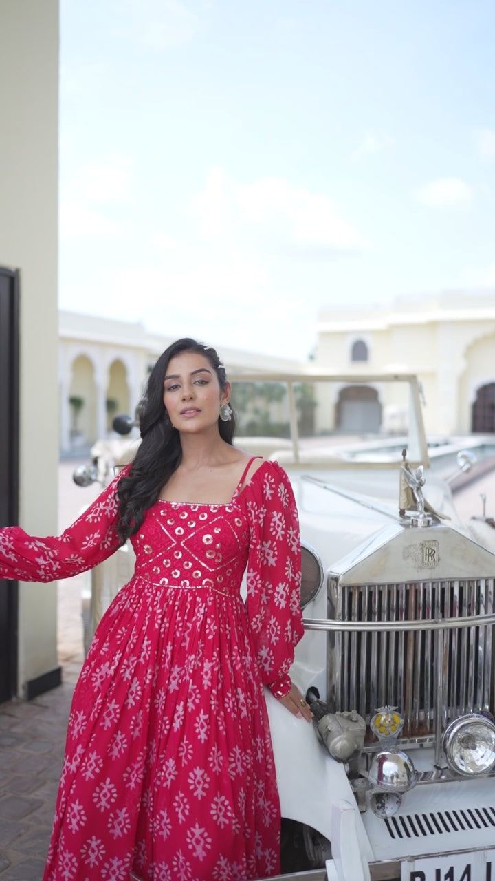Koyal - Dress (Red)