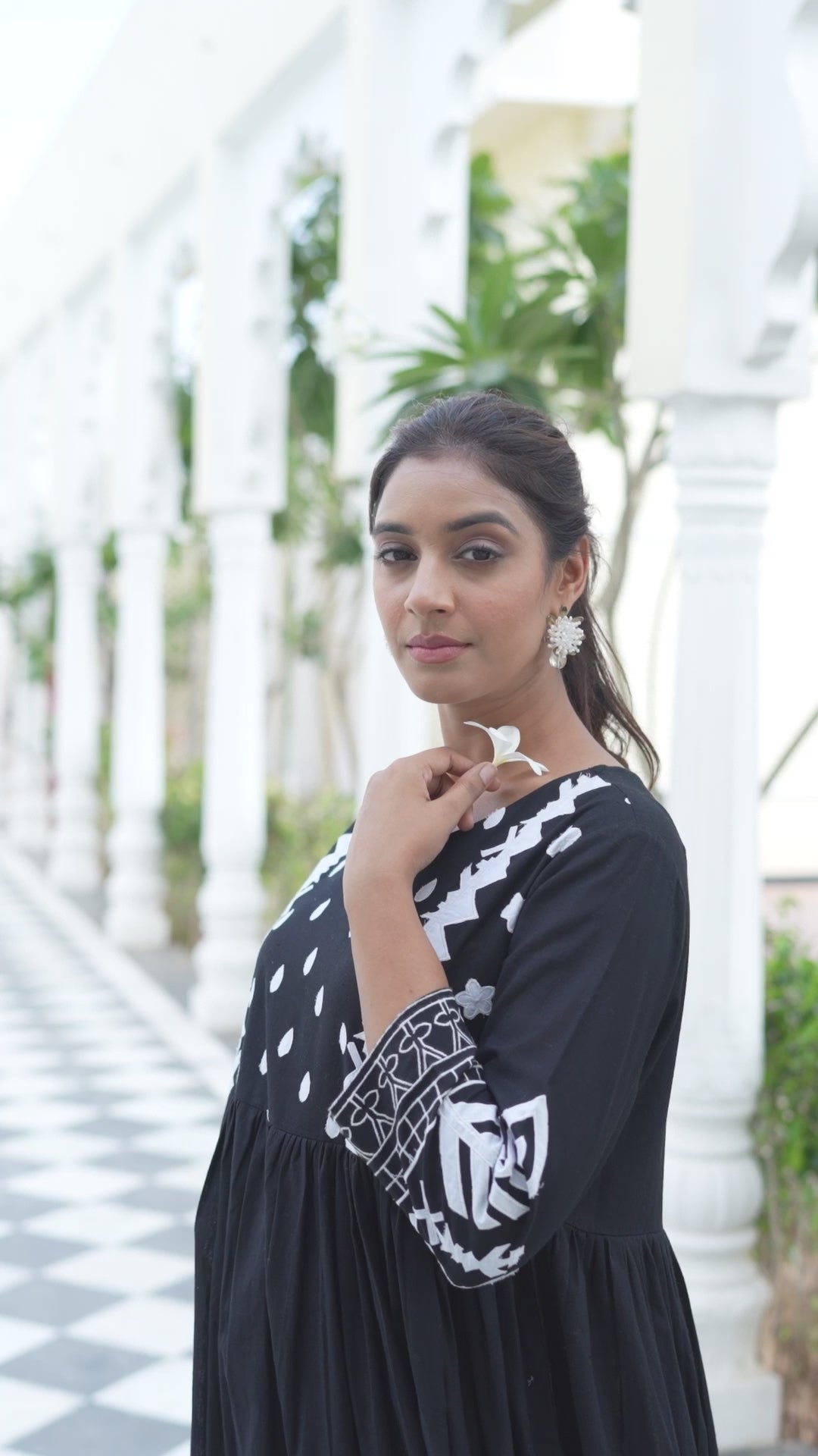 Starflower - Gathered Kurta And Palazzo