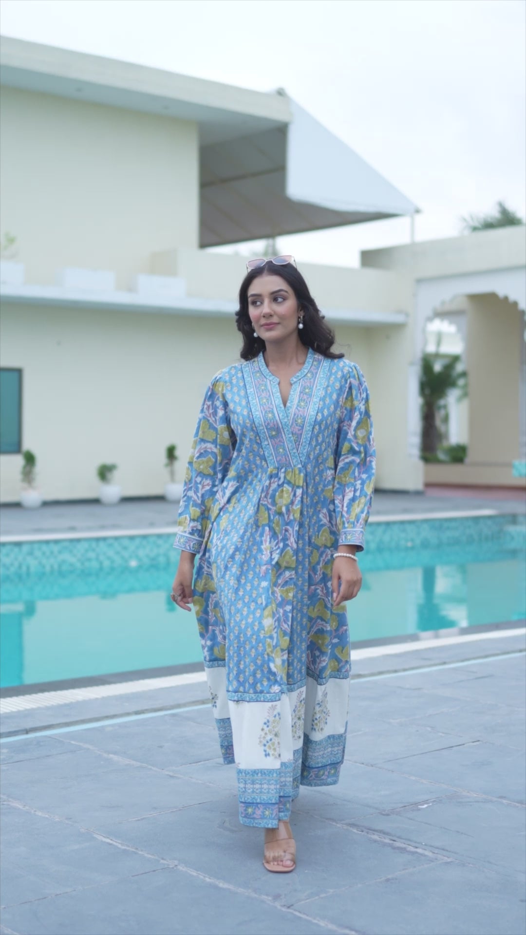 Phool - Gathered Panel Dress